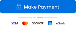 Make Payment | ACCEPTED | VISA | Discover | AMEX | Echeck